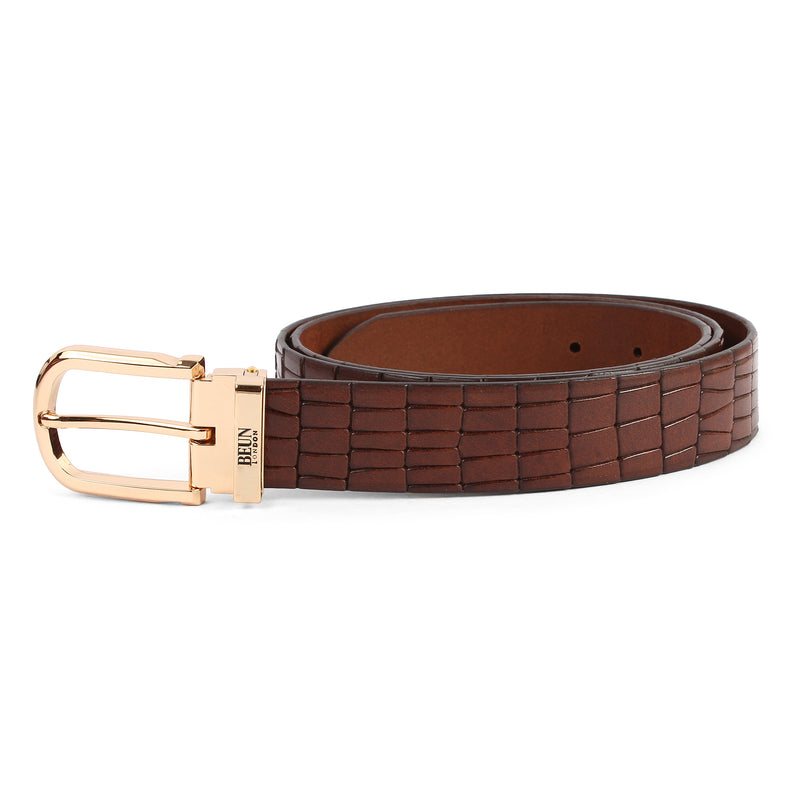 BEUN LONDON CUT TO SIZE GENUINE LEATHER BELT