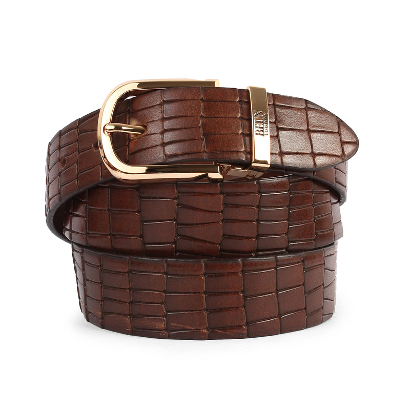 BEUN LONDON CUT TO SIZE GENUINE LEATHER BELT