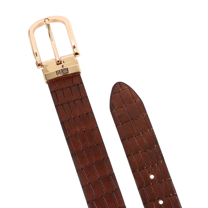 BEUN LONDON CUT TO SIZE GENUINE LEATHER BELT