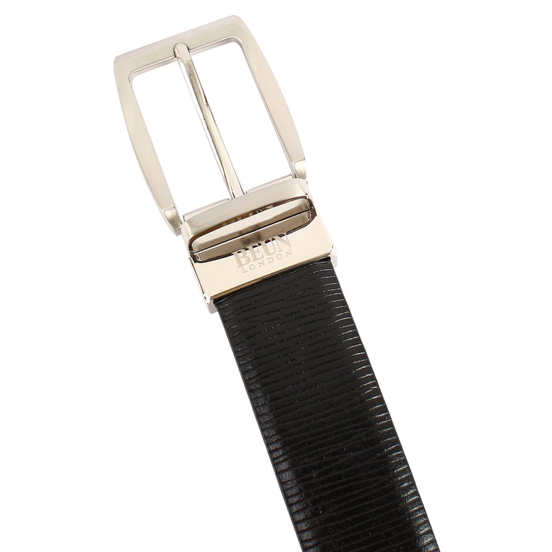 BEUN LONDON Cut To Size Reversible Genuine Leather Belt