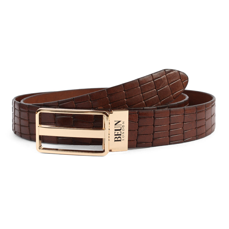 BEUN LONDON CUT TO SIZE GENUINE LEATHER BELT