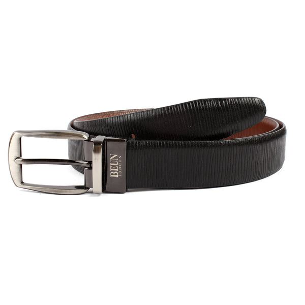 BEUN LONDON Cut To Size Reversible Genuine Leather Belt