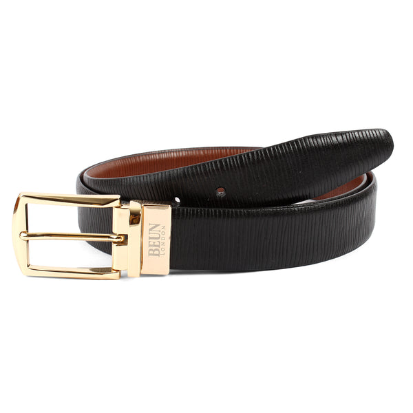 BEUN LONDON Cut To Size Reversible Genuine Leather Belt