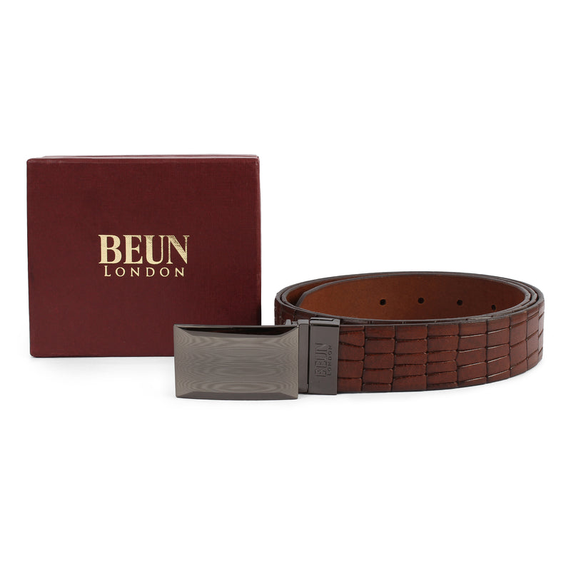 BEUN LONDON CUT TO SIZE GENUINE LEATHER BELT