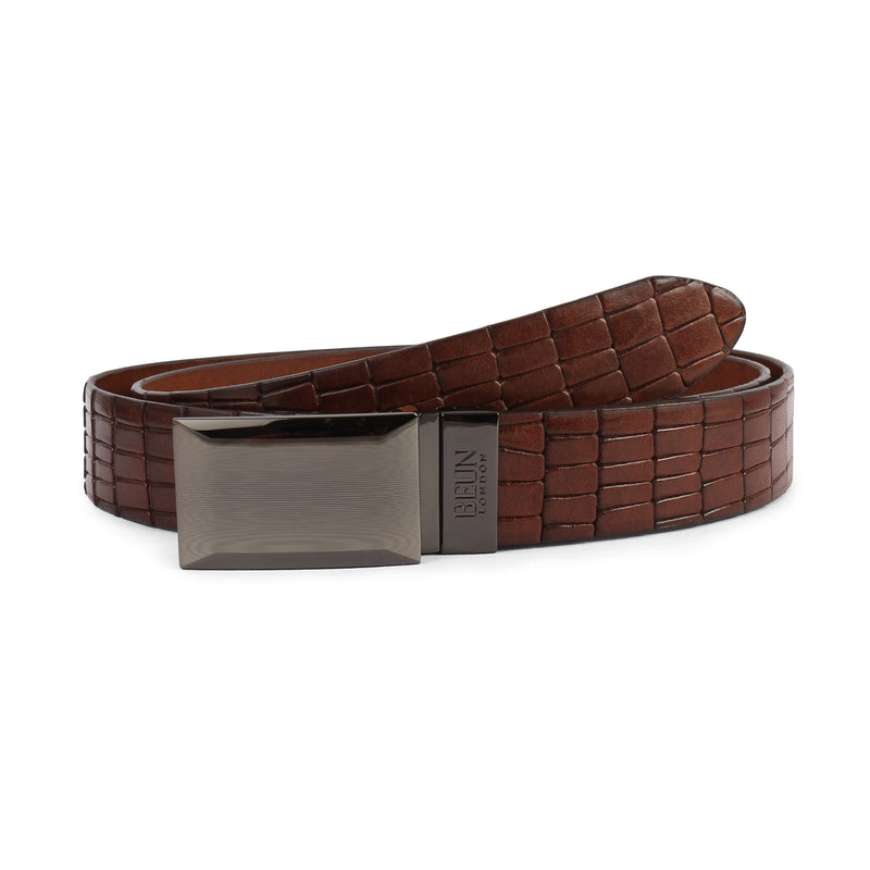 BEUN LONDON CUT TO SIZE GENUINE LEATHER BELT