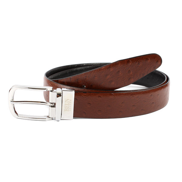 BEUN LONDON Cut To Size Reversible Genuine Leather Belt