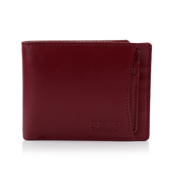 SOLID WALLET - Wine COLOUR WITH 7CC and a coin pocket