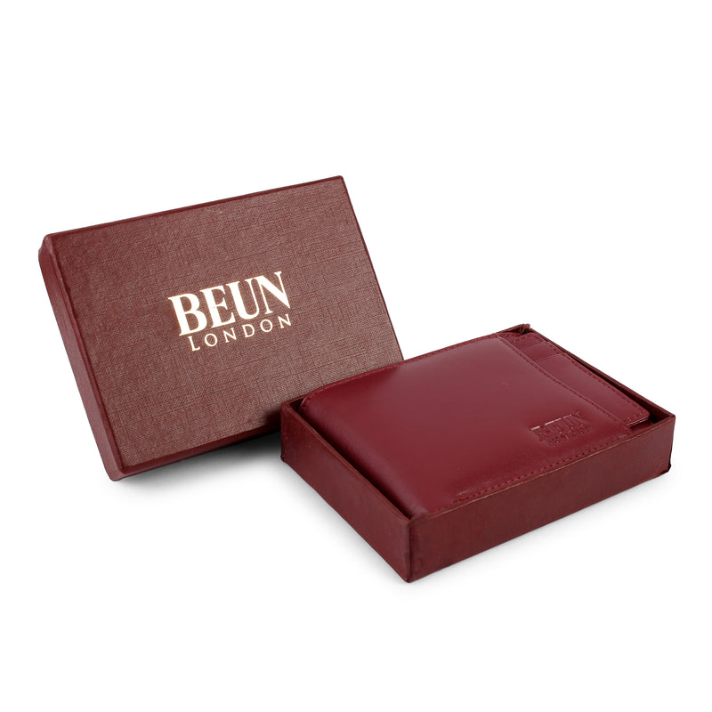 SOLID WALLET - Wine COLOUR WITH 7CC and a coin pocket