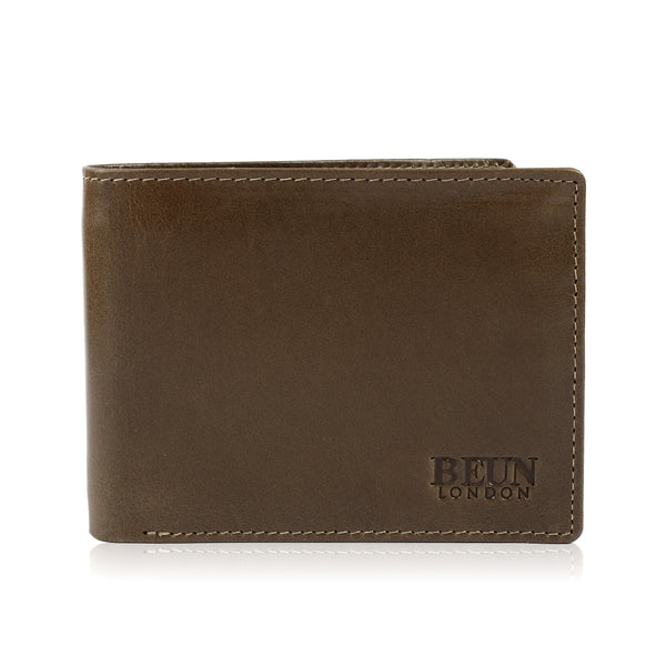 SOLID WALLET - Green COLOUR WITH 6CC , VIEW POCKET AND COIN POCKET