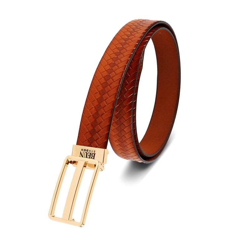 BEUN LONDON CUT TO SIZE GENUINE LEATHER BELT