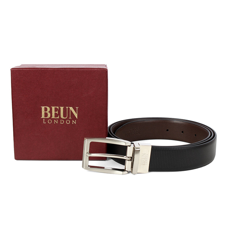 BEUN LONDON CUT TO SIZE PU LEATHER REVERSIBLE BELT