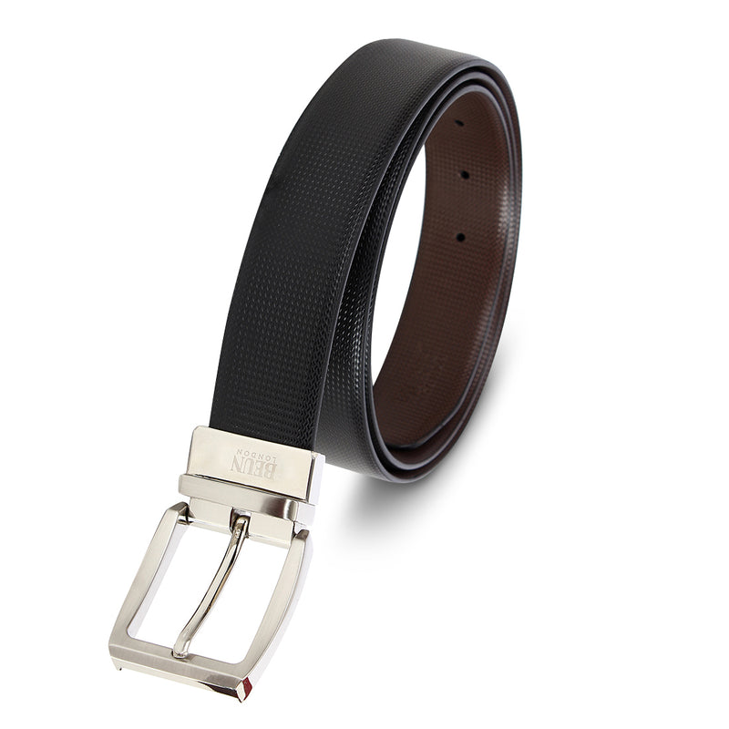 BEUN LONDON CUT TO SIZE PU LEATHER REVERSIBLE BELT