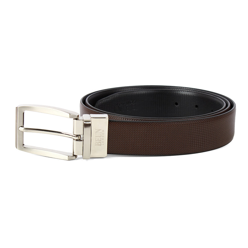 BEUN LONDON CUT TO SIZE PU LEATHER REVERSIBLE BELT