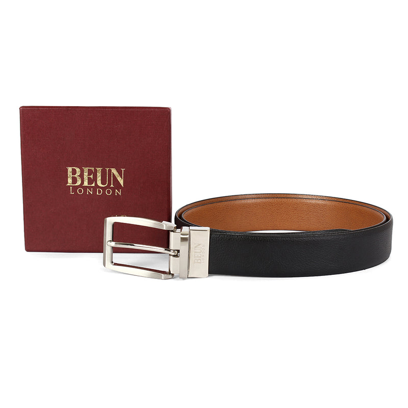 BEUN LONDON CUT TO SIZE PU LEATHER REVERSIBLE BELT